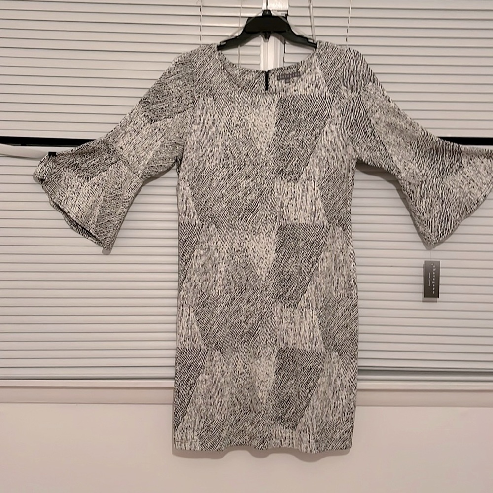 Bell-Sleeved Cocktail Dress